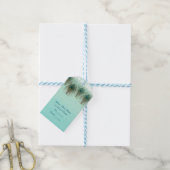 PfauenFedern und Lichter Rustikales Party Geschenkanhänger (Mit Garn)