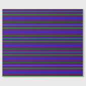 Pfauenfederpapier für Streifenpflaster Geschenkpapier (Flach)