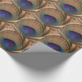 Pfauenfederpapier Geschenkpapier (Ecke)