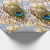 Pfauenfederpapier Geschenkpapier (Ecke)