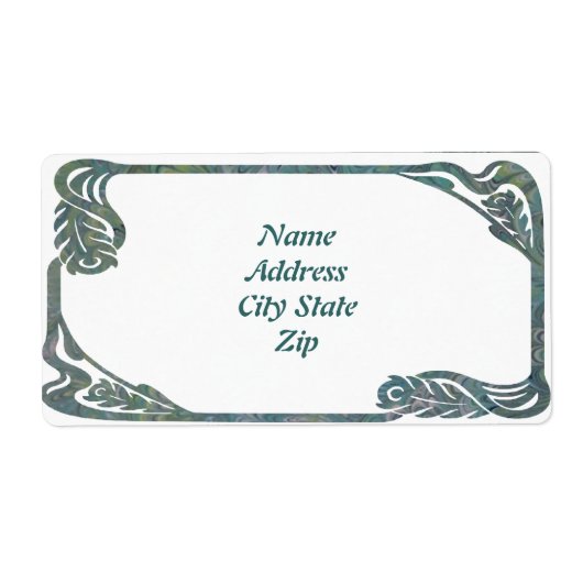 Pfauenfederrahmen (Vorne)