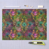 Pfauenfederschmetterling viktorianisch elegante li seidenpapier (Handwerk)