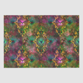 Pfauenfederschmetterling viktorianisch elegante li seidenpapier