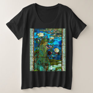 Pfauenfenster Große Größe T-Shirt