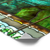 Pfauenfenster Poster (Ecke)