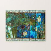 Pfauenfenster Puzzle (Horizontal)