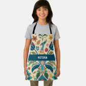 Pfauenfest Blumenmuster Schürze (Insitu)