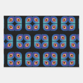 Pfauenflamme (Muster) Geschenkpapier Set (Vorderseite 3)