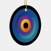 Pfauenflammkreislauf Keramik Ornament (Rechts)