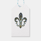 Pfauenfleur-02 Geschenkanhänger (Vorderseite)