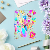Pfauenfreude Art Acryleinladungen (In Situ (Hochzeit))