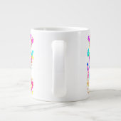 Pfauenfreude Art Jumbo-Tasse (Rückseite)