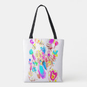 Pfauenfreude Artig Tasche (Rückseite)