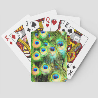 Pfauenfüße spielen Karten Spielkarten