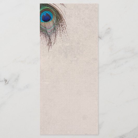 Pfauenfußprogramm Programm (Rückseite)