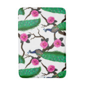 Pfauengarten Badematte (Vorderseite Vertikal)