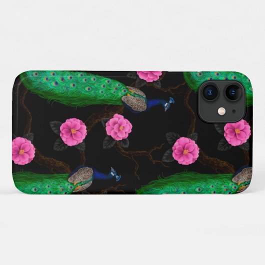 Pfauengarten Case-Mate iPhone Hülle (Rückseite (Horizontal))