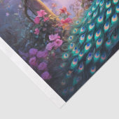 Pfauengarten - Dekoupage - Seidenpapier (Detail)