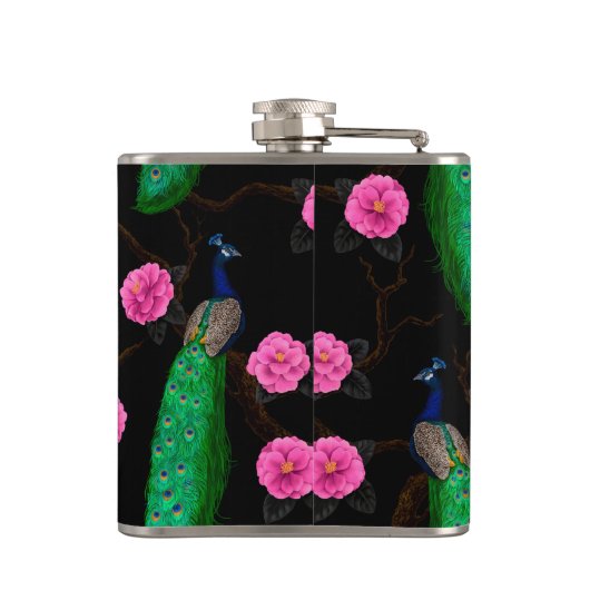 Pfauengarten Flachmann (Rückseite)