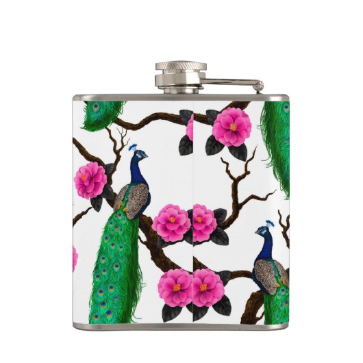 Pfauengarten Flachmann (Rückseite)