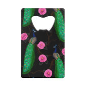 Pfauengarten Geldbeutel Flaschenöffner (Vorderseite)