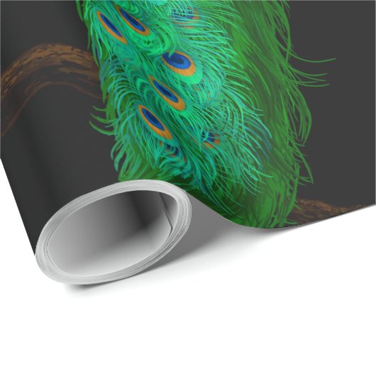 Pfauengarten Geschenkpapier (Rolleneckpunkt)