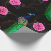 Pfauengarten Geschenkpapier (Ecke)