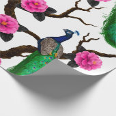Pfauengarten Geschenkpapier (Ecke)