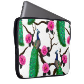 Pfauengarten Laptopschutzhülle (Vorne Rechts)