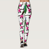 Pfauengarten Leggings (Rückseite)