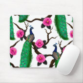 Pfauengarten Mousepad (Mit Mouse)