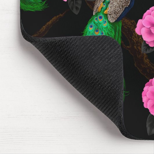 Pfauengarten Mousepad (Ecke)