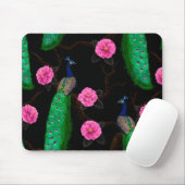 Pfauengarten Mousepad (Mit Mouse)