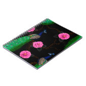 Pfauengarten Notizblock (Linke Seite)