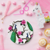 Pfauengarten Pappteller (Party)