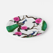 Pfauengarten Pappteller (Schrägansicht)