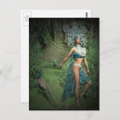 Pfauengarten Postkarte (Vorne/Hinten)