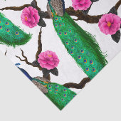 Pfauengarten Seidenpapier (Ausschnitt)