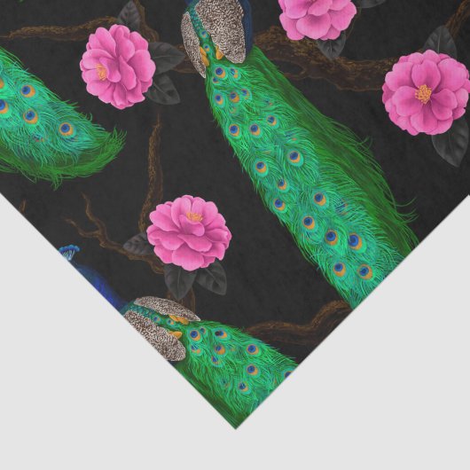Pfauengarten Seidenpapier (Ausschnitt)