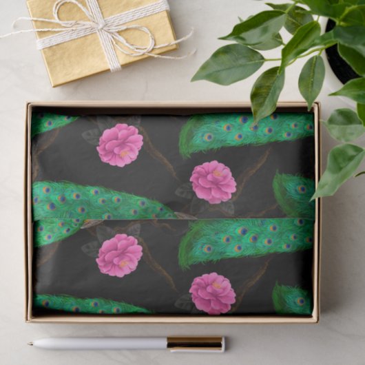 Pfauengarten Seidenpapier (Geschenk)