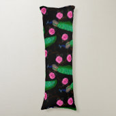 Pfauengarten Seitenschläferkissen (Vorderseite Vertikal)