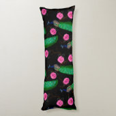 Pfauengarten Seitenschläferkissen (Rückseite (Vertikal))