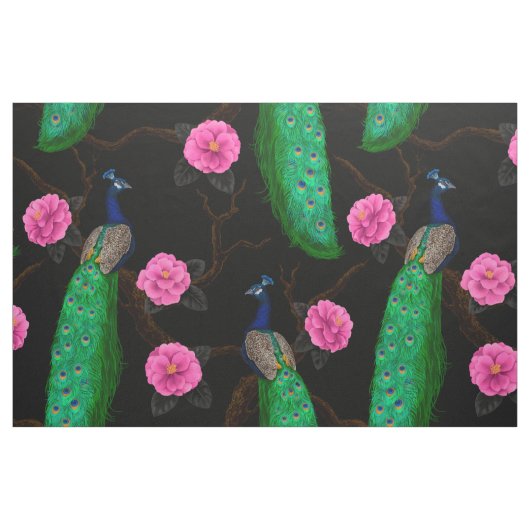 Pfauengarten Stoff (Fat Quarter (45,7 x 55,9 cm))