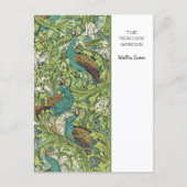 Pfauengarten Walter Kranich Postkarte (Vorderseite)