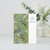 Pfauengarten Walter Kranich Postkarte (Stehend Vorderseite)