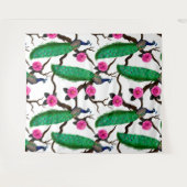 Pfauengarten Wandteppich (Vorderseite (Horizontal))