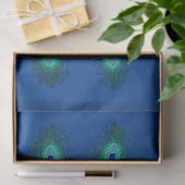 Pfauengeflechtpapier Seidenpapier (Geschenk)