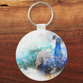 Pfauengeschenke Schlüsselanhänger (Vorderseite)