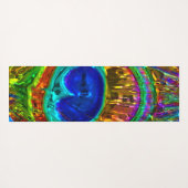 Pfauenglas-1 Yogamatte (Rückseite (Horizontal))