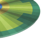 Pfauenglättung Schneidebrett (Ecke)